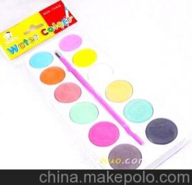 6023粉餅水彩畫套裝 韓國創(chuàng)意新奇特文具 美術(shù)顏料
